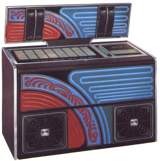 Original 1976 Rock-Ola model 464 Vinyl Jukebox