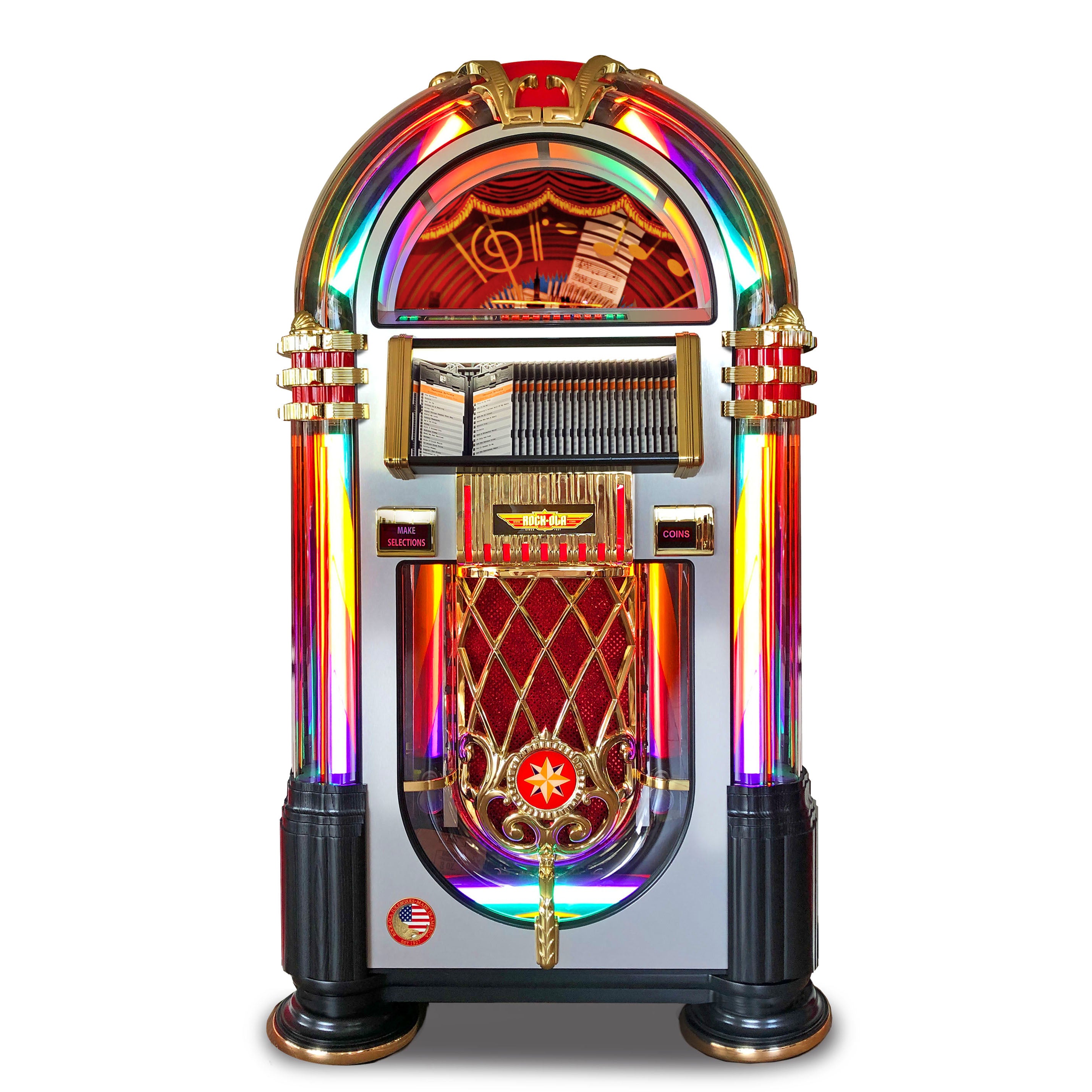 New' Rock-Ola Bubbler CD Jukebox Crystal Edition