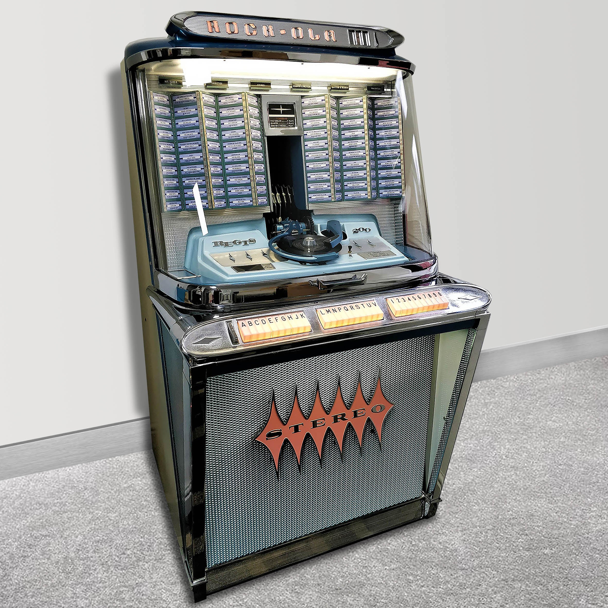 Original 1961 Rock-Ola 1495 Regis 200 Jukebox