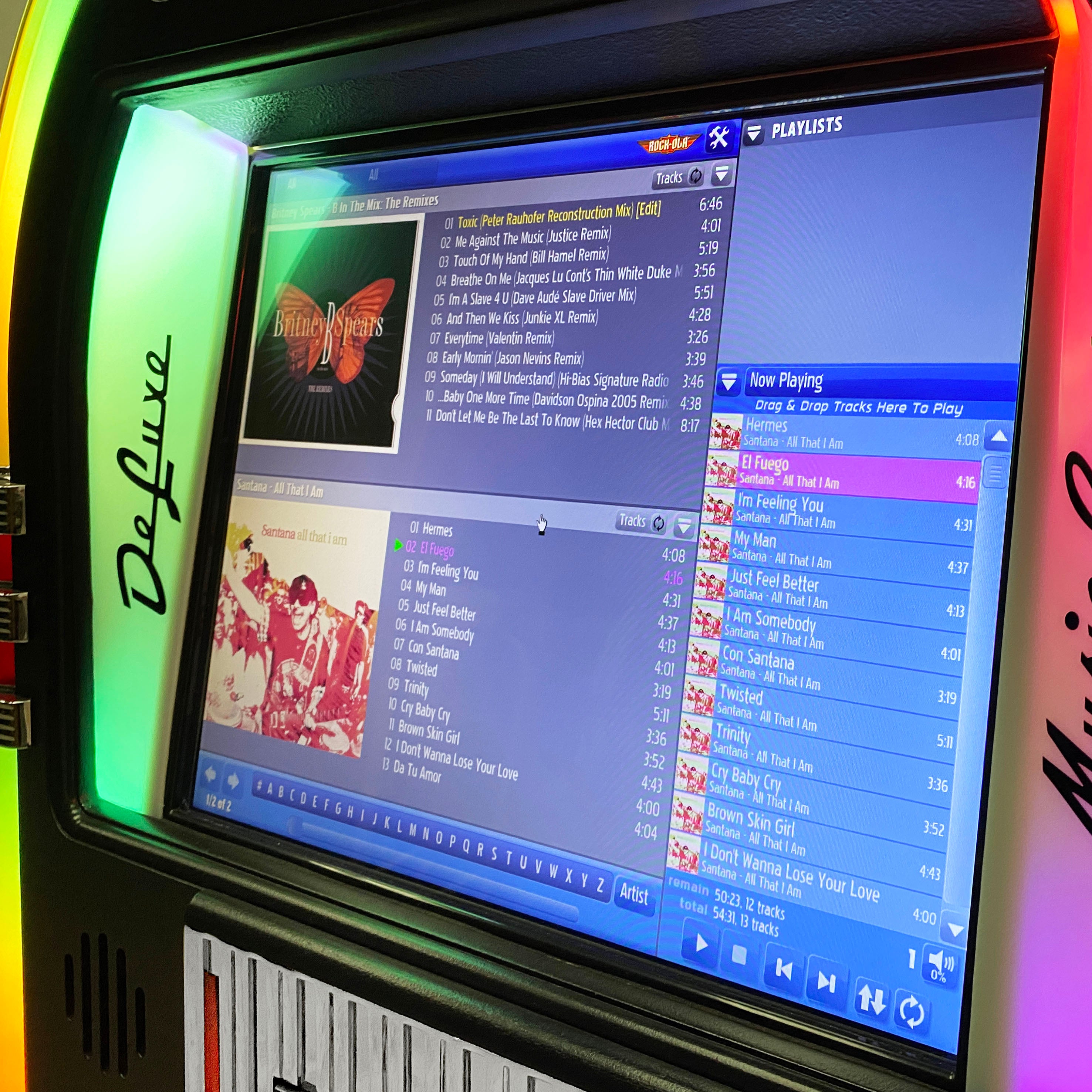 Bubbler Digital Music Center | Rock-Ola | Gloss Black