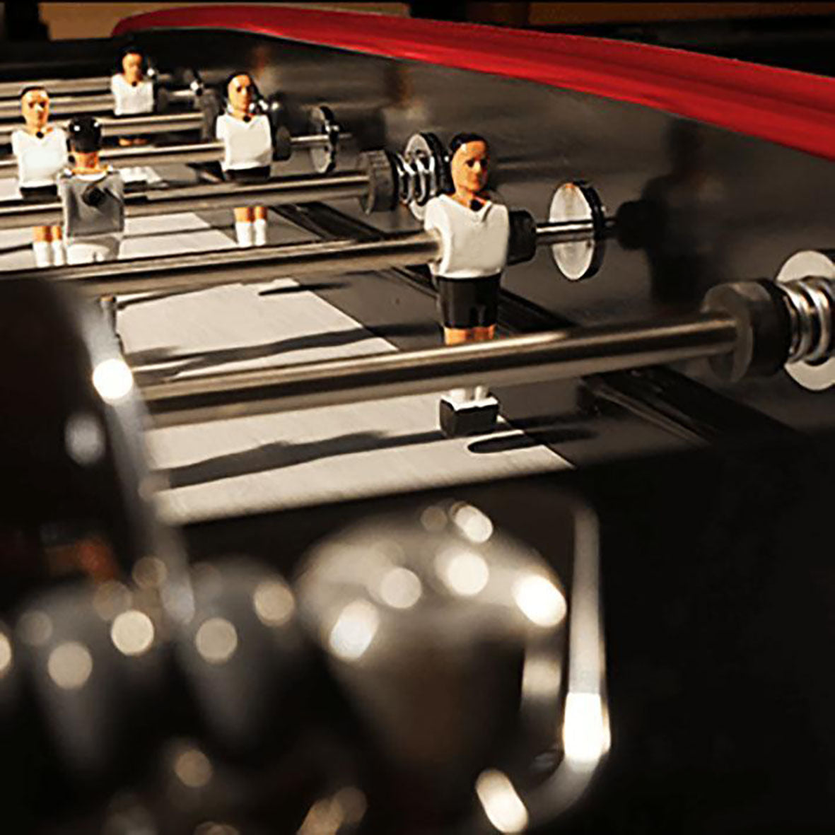 Rock-Ola Authentic Foosball Table in Black and Red - ***DOWN TO THE LAST 1 ACT NOW***