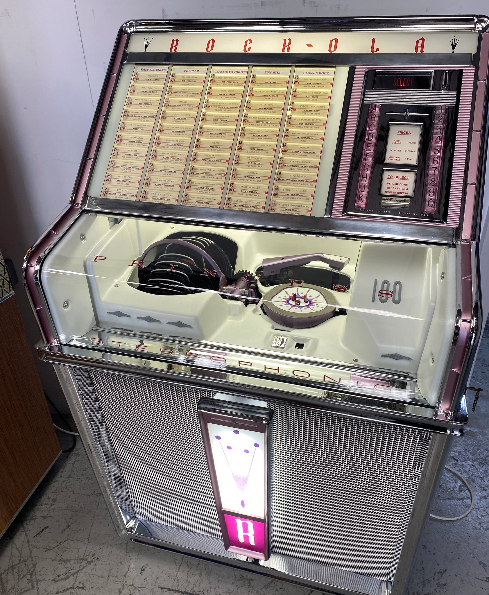 Original 1962 Rock-Ola Princess Jukebox