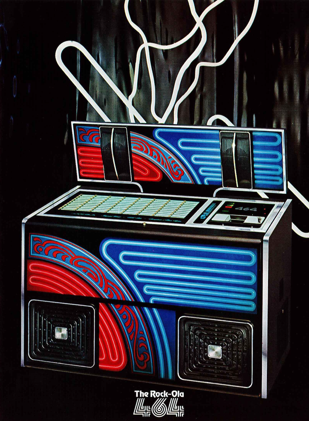 Original 1976 Rock-Ola model 464 Vinyl Jukebox