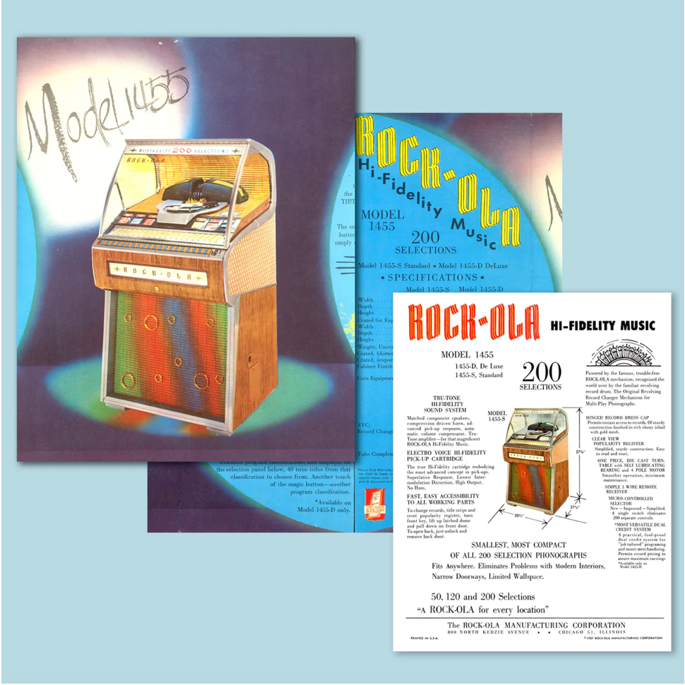 Original 1957 Rock-Ola model 1455 Jukebox