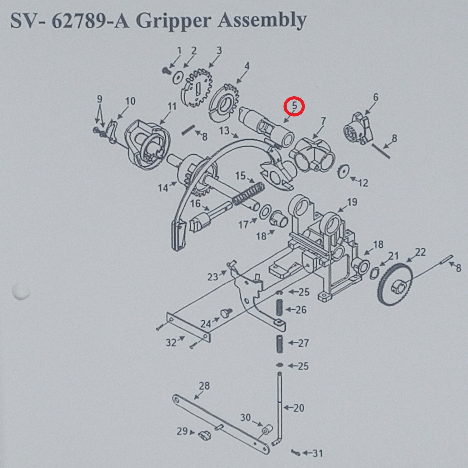 Trunion Shaft (34399)