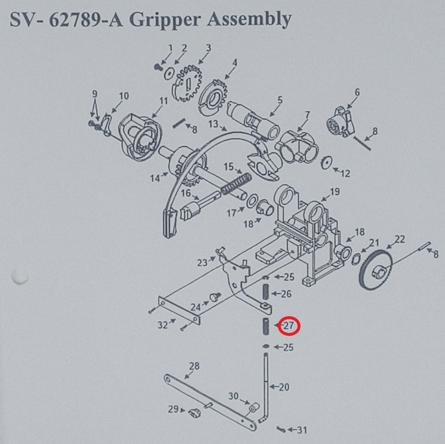 Connection Rod Spring - Lower (34864)