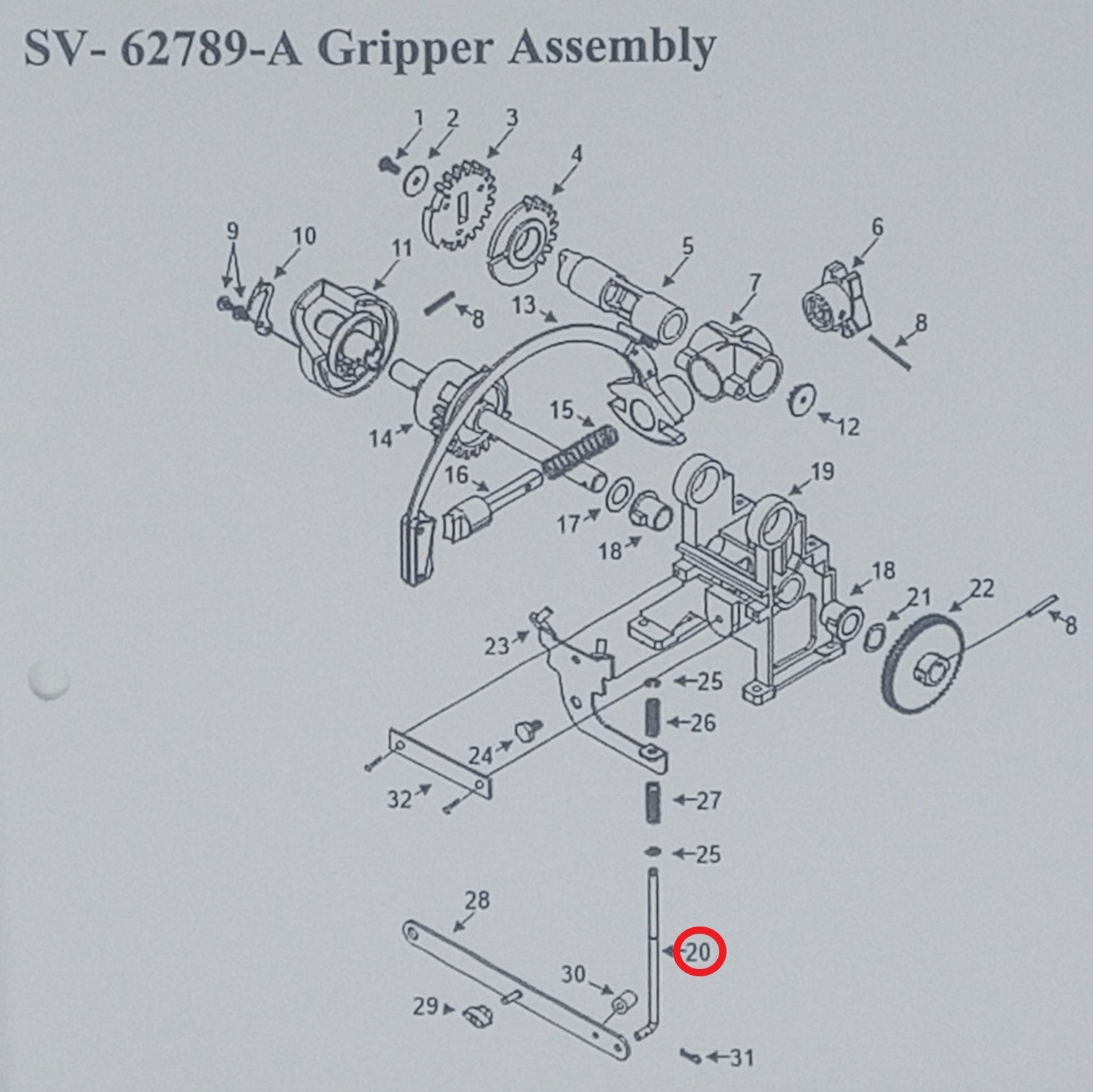 Connecting Rod - Vinyl RB-8E (52202)