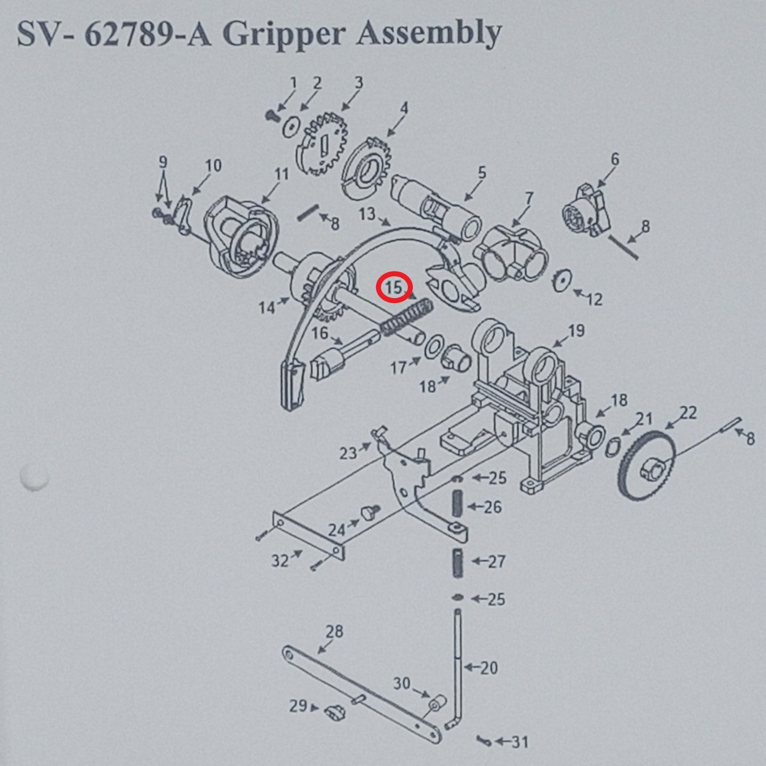 Gripper Spring (54768-LF)