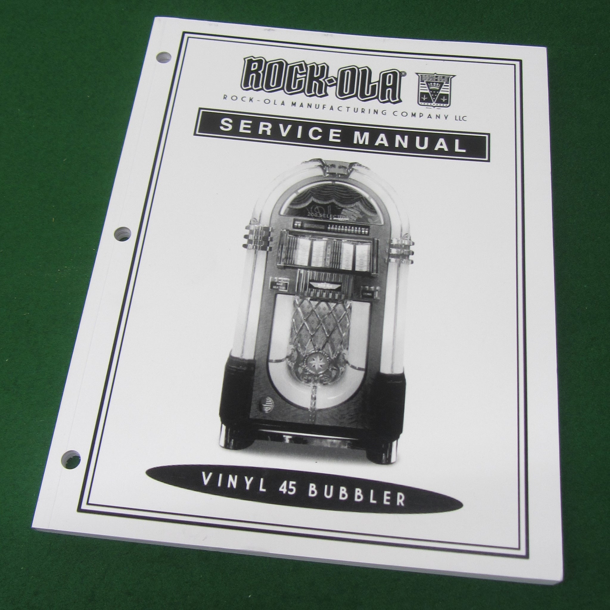 Operation and Service Manual - Vinyl 45 Bubbler - RB8E (62792)