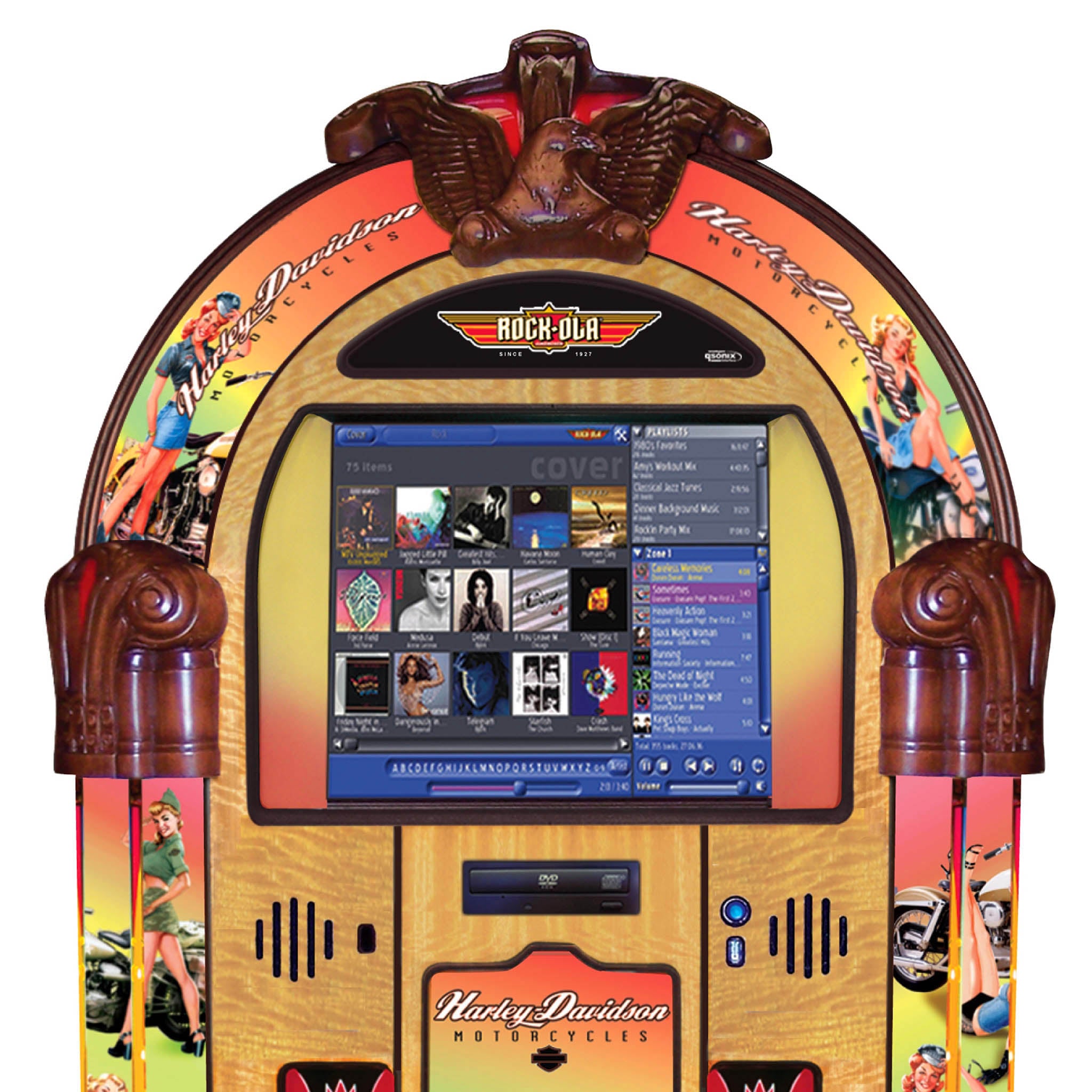 The 200,000 Song Rock-Ola Digital Jukebox - Hammacher Schlemmer