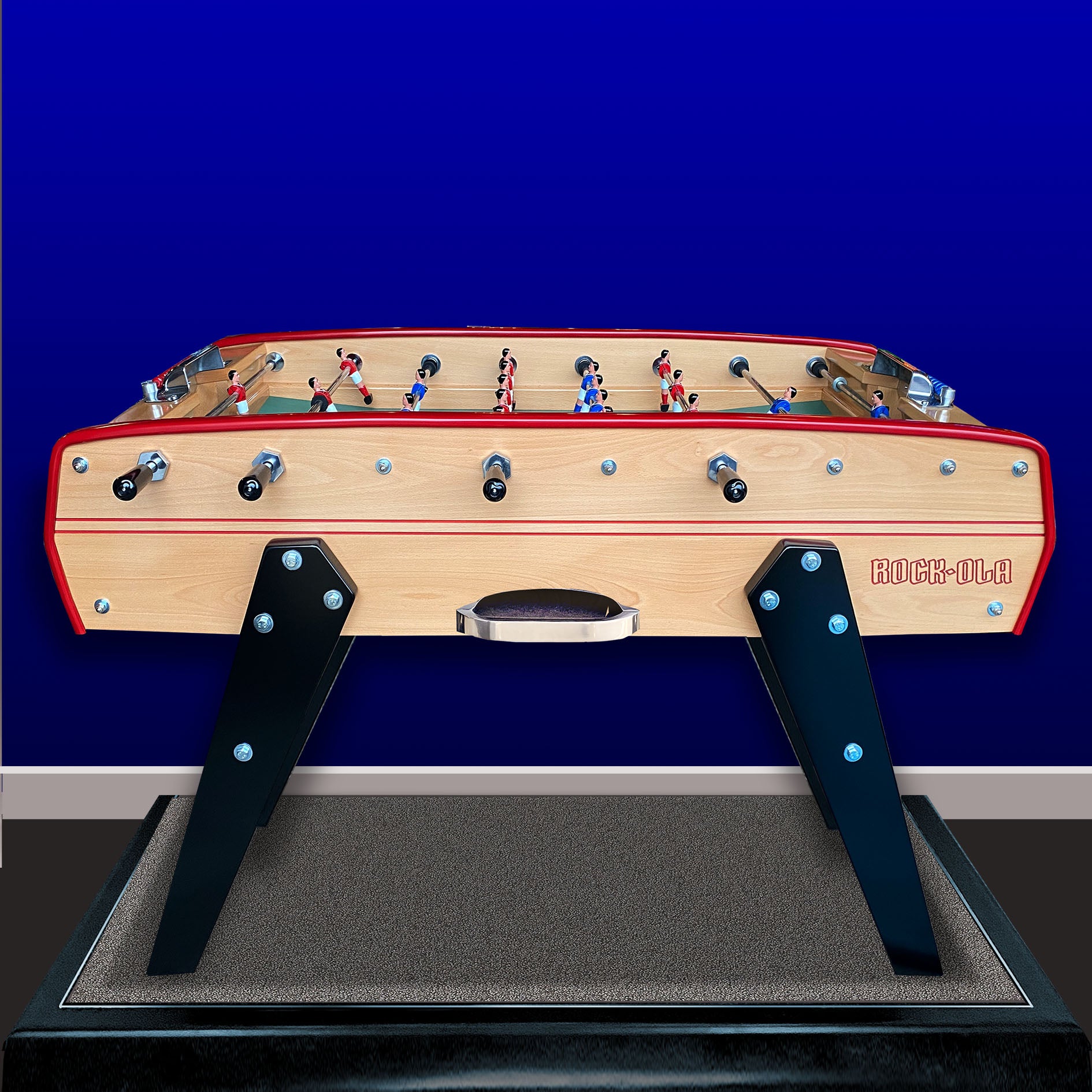 Rock-Ola Authentic Foosball Table in Oak --- ***DOWN TO THE LAST 1 ACT NOW***