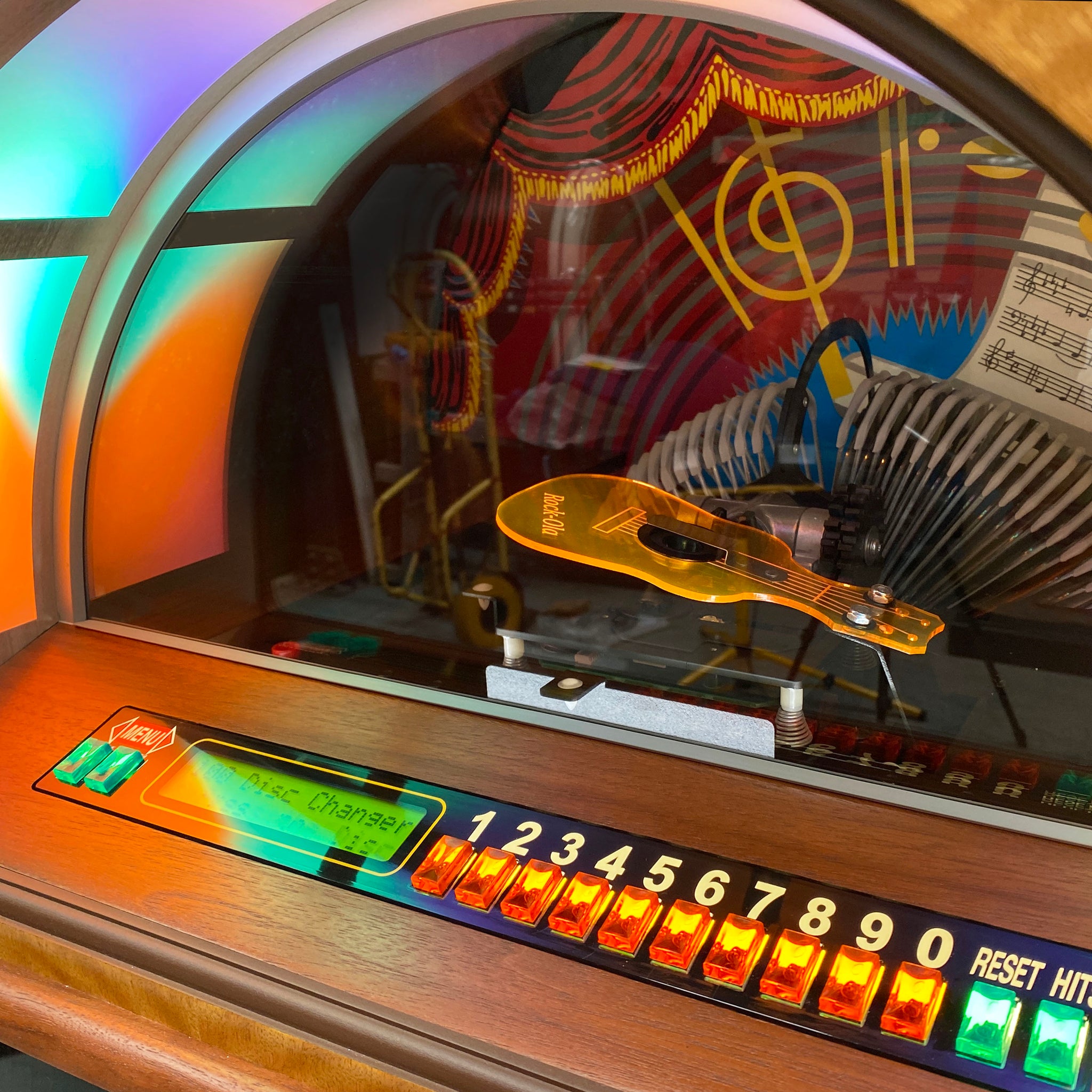 Rock-Ola Bubbler CD Jukebox in Walnut