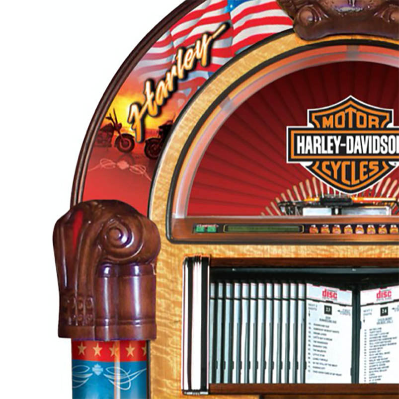 Rock-Ola Bubbler Harley-Davidson CD Jukebox