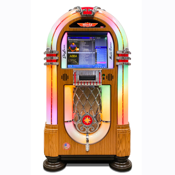 The 200,000 Song Rock-Ola Digital Jukebox - Hammacher Schlemmer