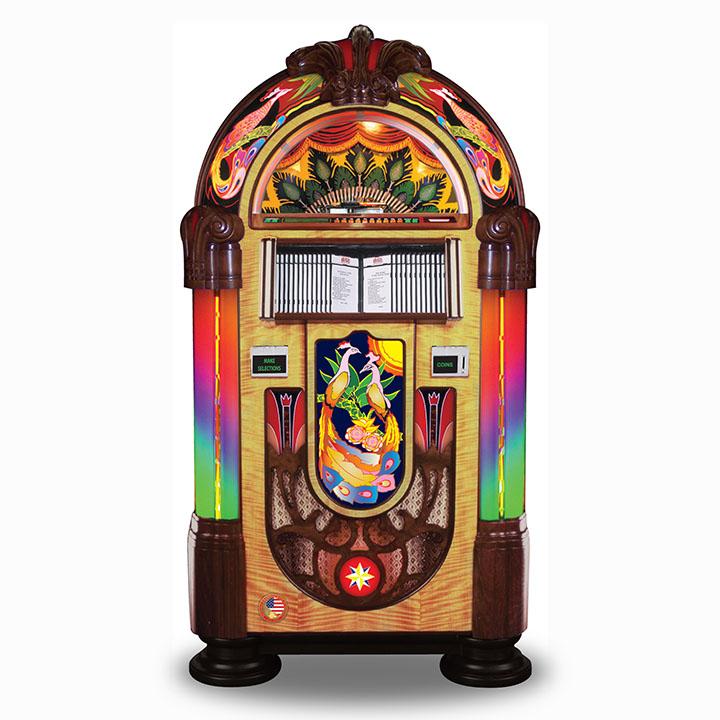 Rock-Ola Bubbler Peacock CD Jukebox