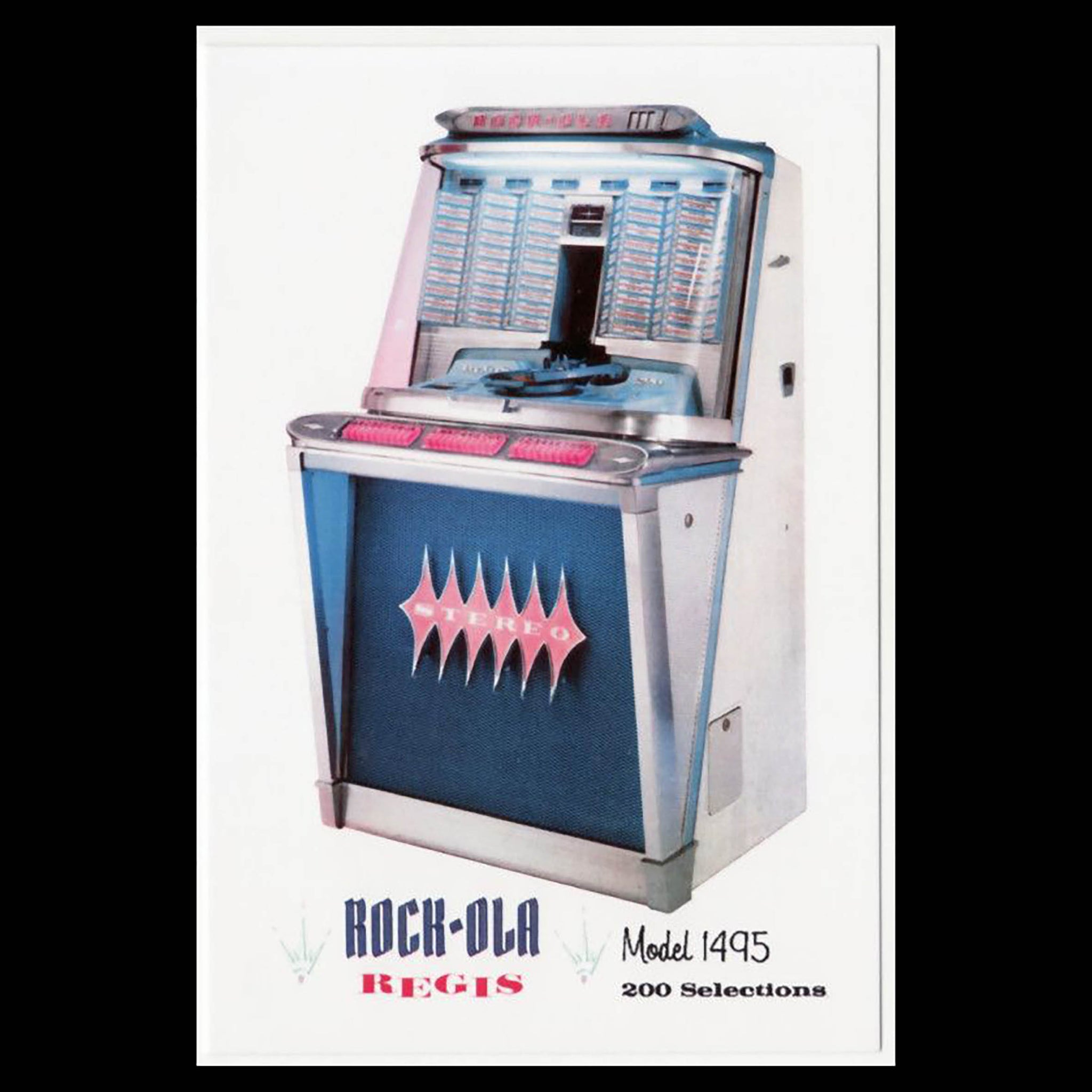 Original 1961 Rock-Ola 1495 Regis 200 Jukebox