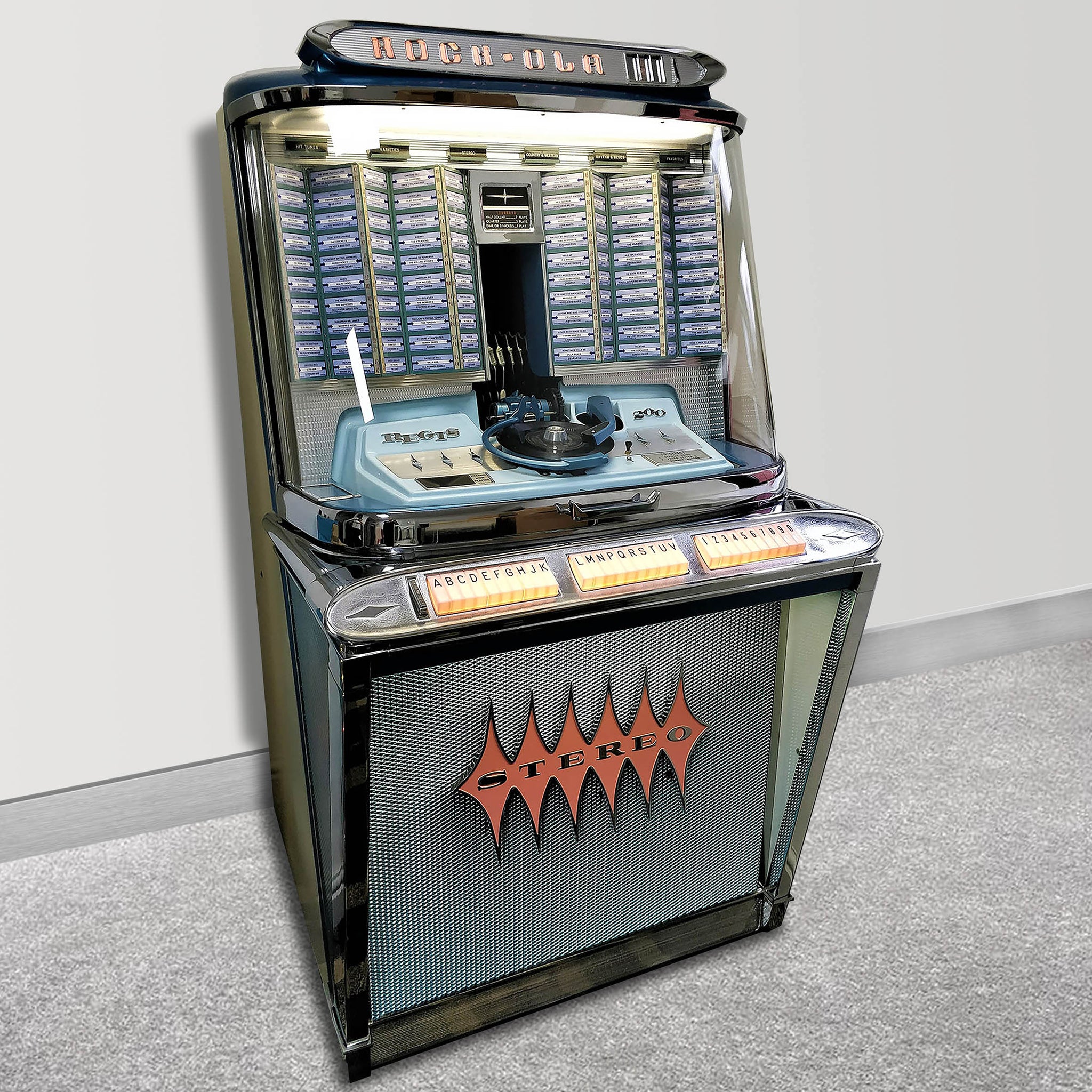 Original 1961 Rock-Ola 1495 Regis 200 Jukebox