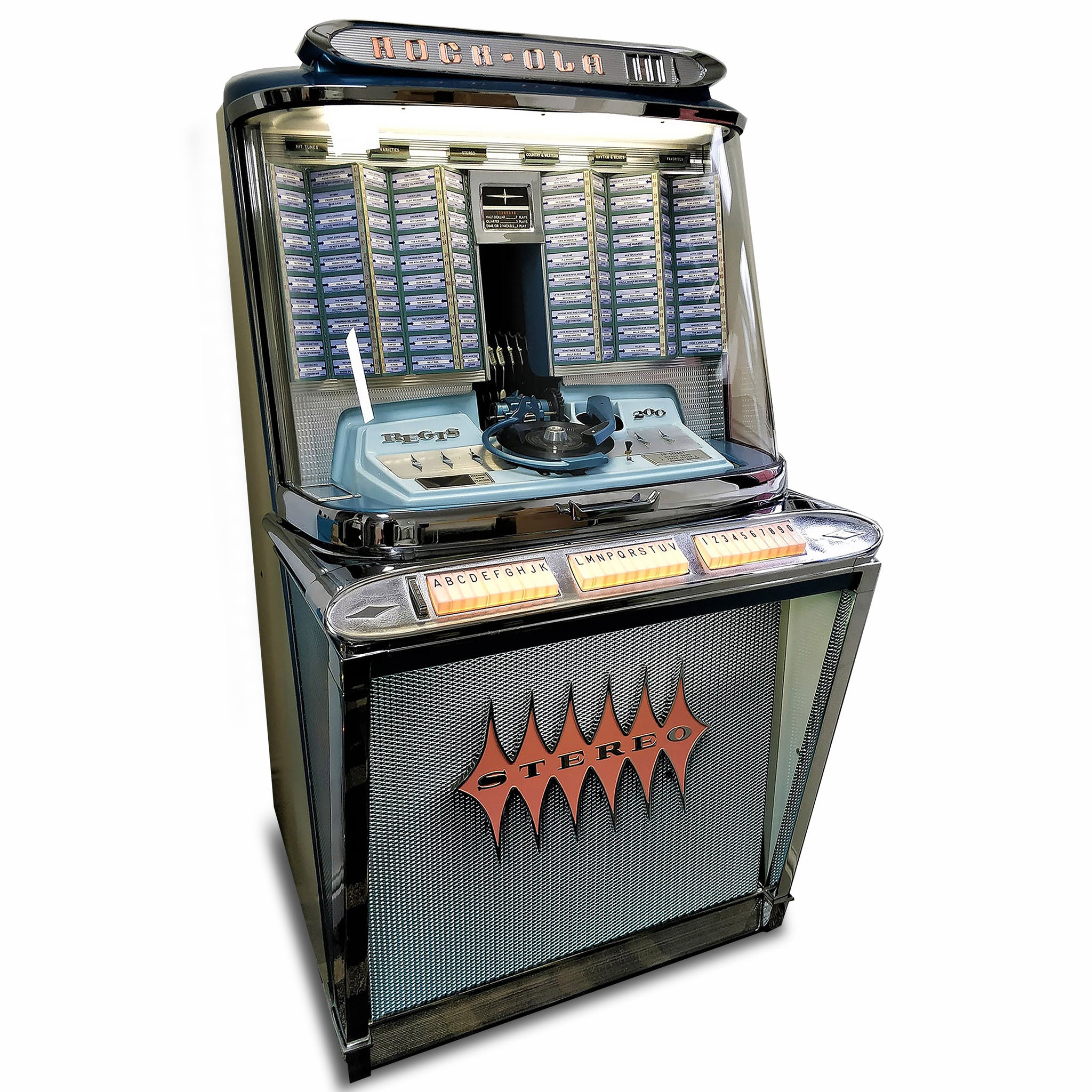 Original 1961 Rock-Ola 1495 Regis 200 Jukebox