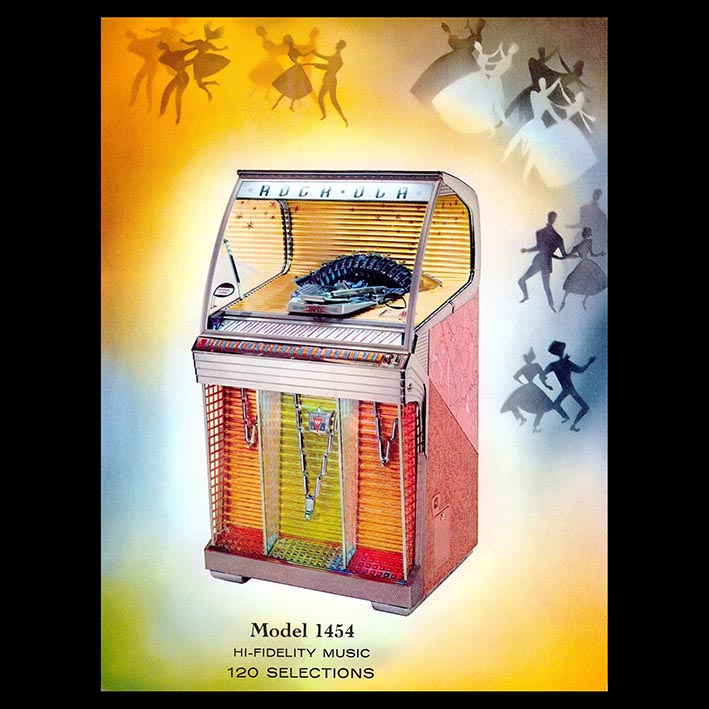 Original 1956 Rock-Ola 1454 Jukebox 'Coming Soon'