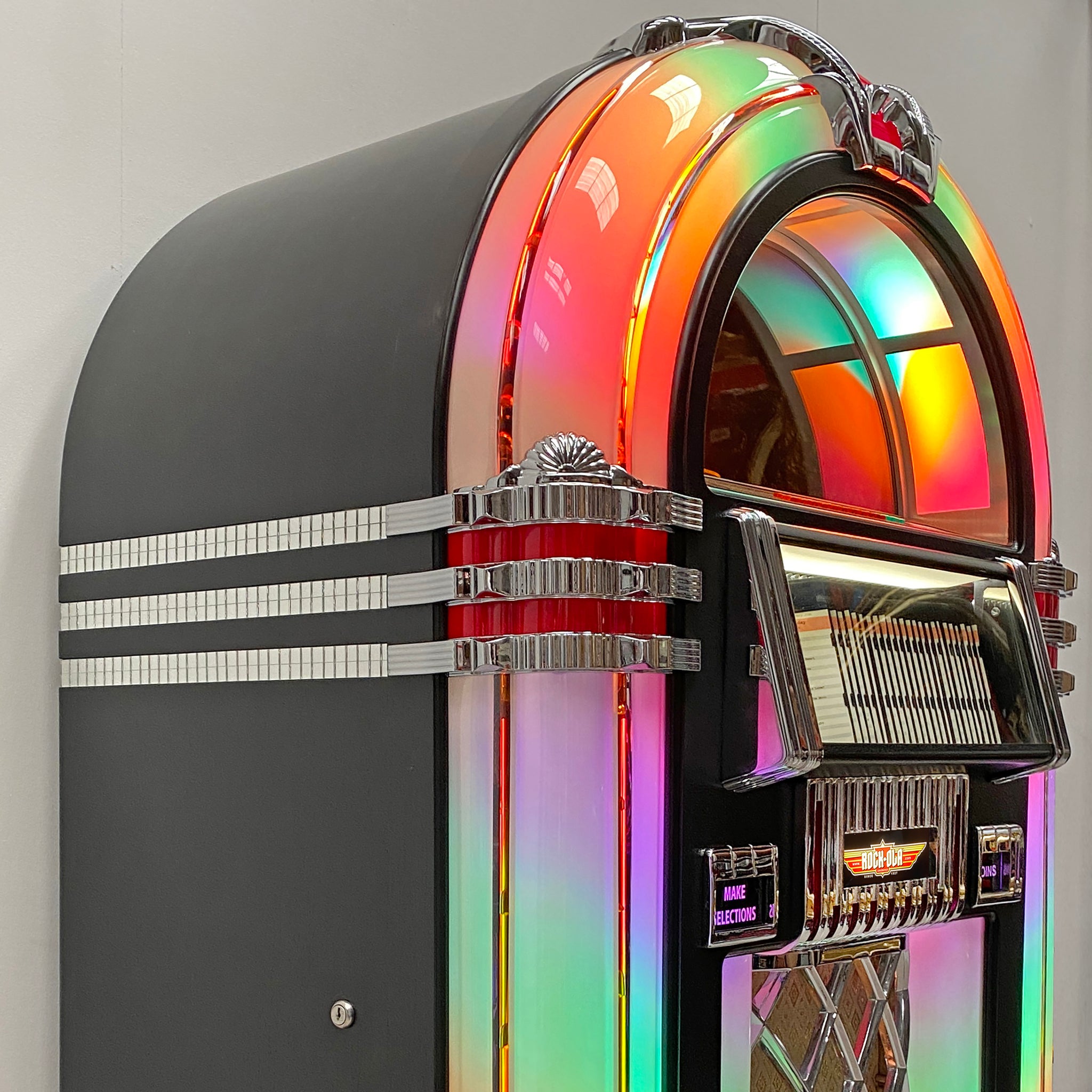 Rock-Ola Bubbler CD Jukebox in Black