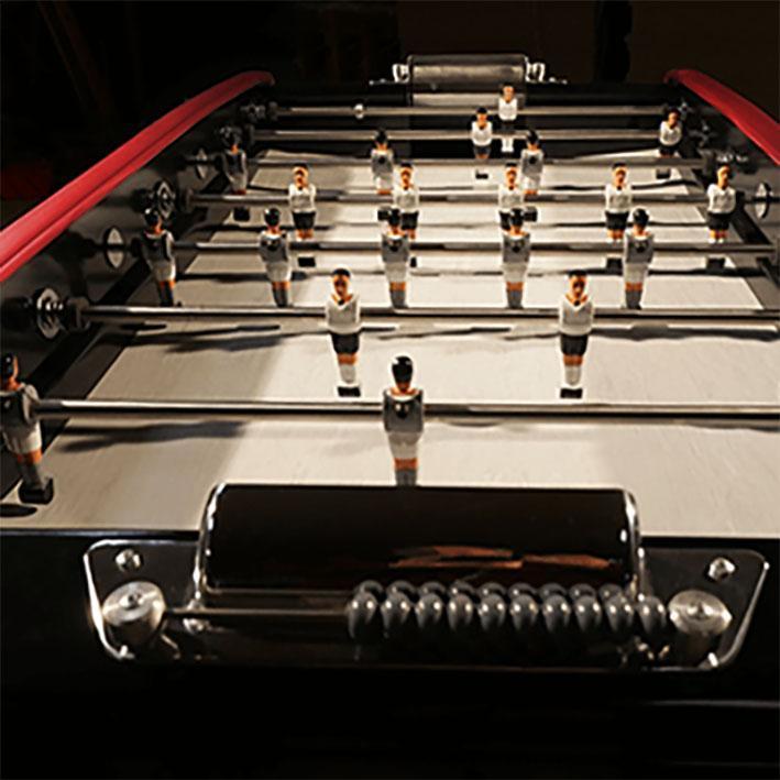 Rock-Ola Authentic Foosball Table in Black and Red 'New'  ***DOWN TO THE LAST 1 ACT NOW***